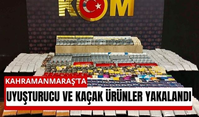 Kahramanmaraş’ta Çifte Operasyon! 2 Tutuklama