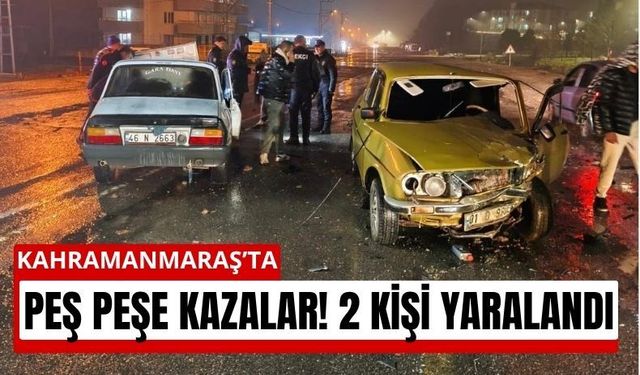 Kahramanmaraş’ta Tünelde Kaza, Üniversite Yolunda Çarpışma!