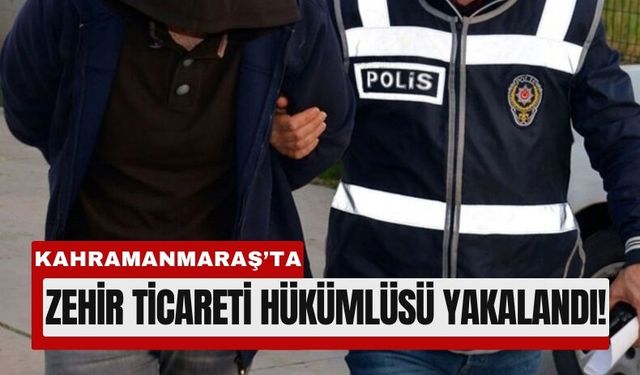 Kahramanmaraş'ta 12 Yıl Aranan Suçlu Kıskıvrak Yakalandı