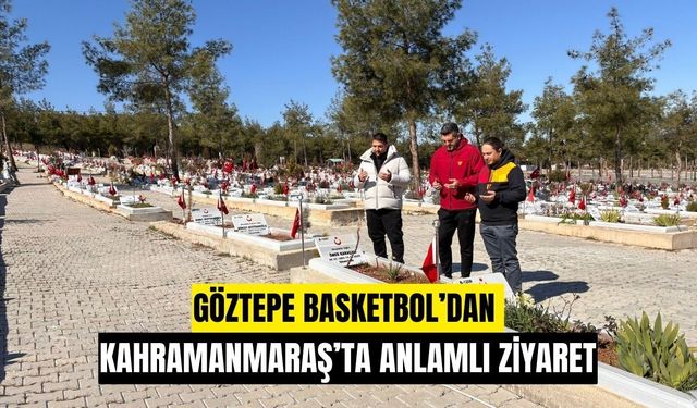 Göztepe Basketbol’dan Kahramanmaraş’ta Anlamlı Ziyaret