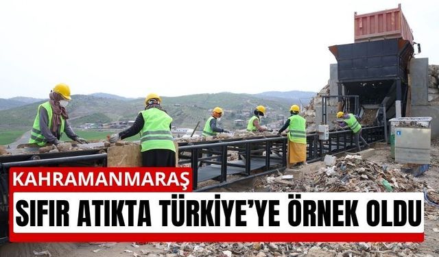 Kahramanmaraş'ta Atıklar Ekonomiye Kazandırılıyor!