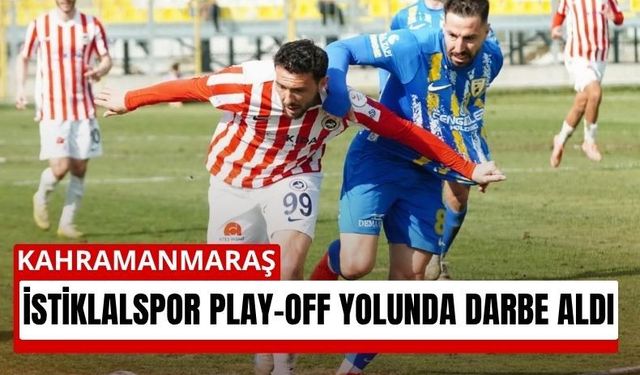 Kahramanmaraş İstiklalspor’dan Şok Yenilgi: 5 Gol Yedi!