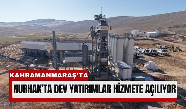 Kahramanmaraş Nurhak’a Çevre ve Ulaşım Yatırımı