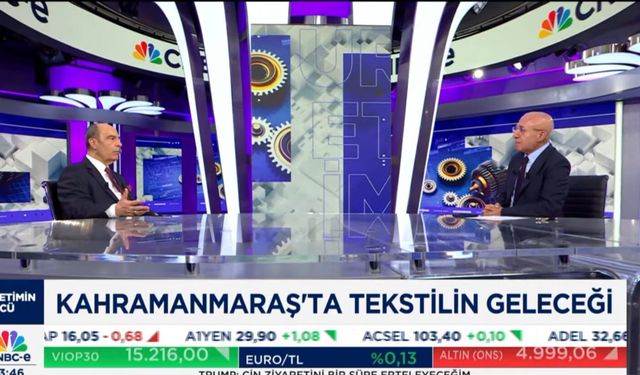 Şahin Balcıoğlu'ndan Kahramanmaraş’ın üretim gücü vurgusu