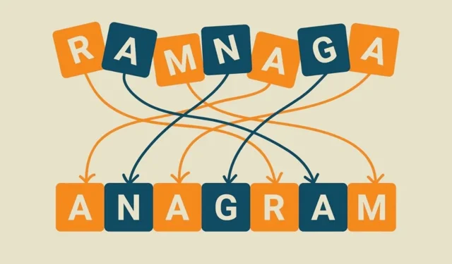 Anagram kelime nedir? Anagram ile Palindrom arasındaki fark!