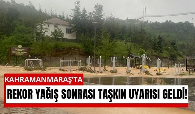 Kahramanmaraş Andırın Türkiye Rekoru Kırdı! 24 Saatte 120 Kg Yağış