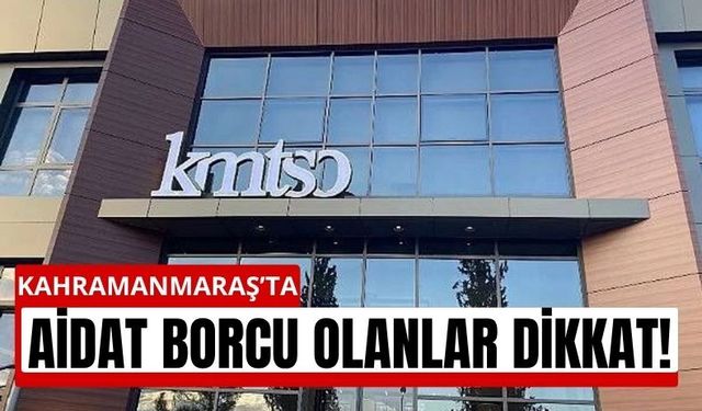 Kahramanmaraş’ta İş Dünyasına Nefes: Faizler Silindi