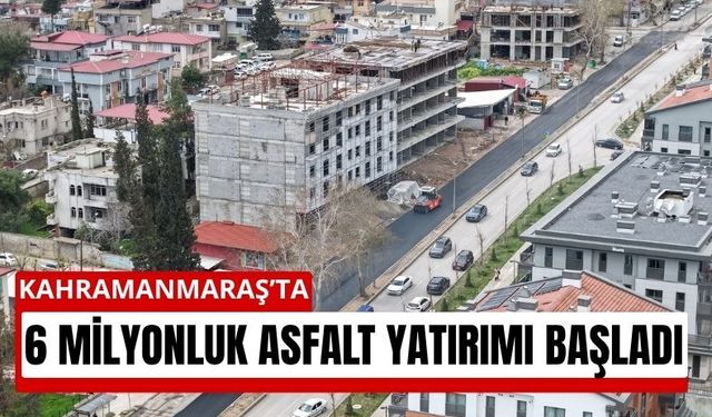 Kahramanmaraş’ta Yol Çalışması: Bulvar Baştan Sona Yenileniyor!