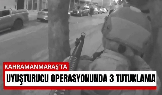 Kahramanmaraş'ta Narkotik Operasyon: Silah ve Uyuşturucu Ele Geçirildi