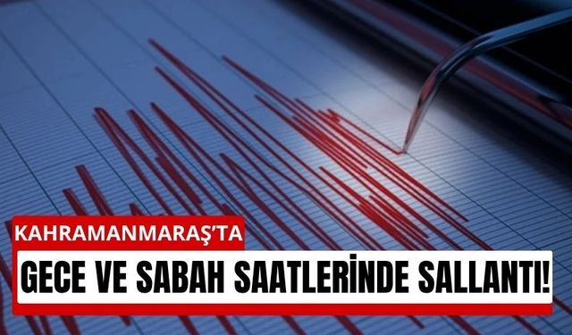 Kahramanmaraş’ta Peş Peşe Depremler: Andırın ve Türkoğlu Sallandı