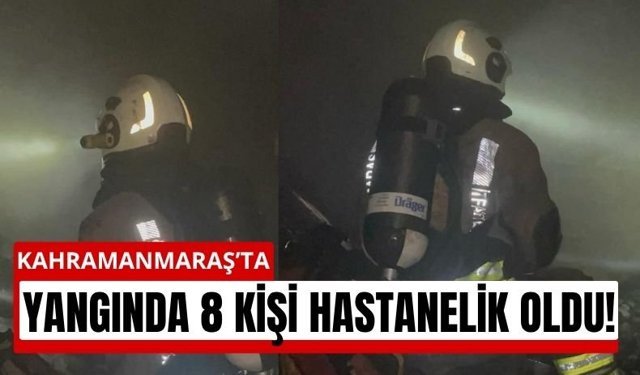 Kahramanmaraş’ta Korkutan Yangın: 6 Çocuk Dumandan Etkilendi!