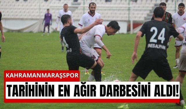Kahramanmaraşspor’da tarihi çöküş! Amatör lige düştü