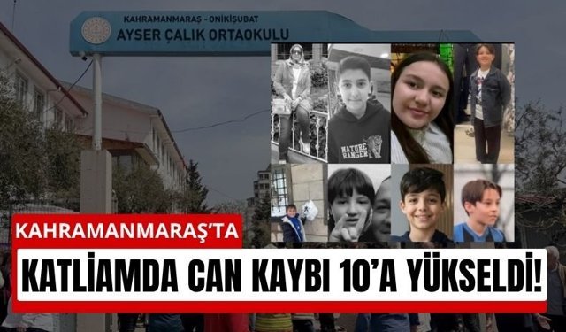 Kahramanmaraş’ta Acı Büyüyor: Can Kaybı 10 Oldu