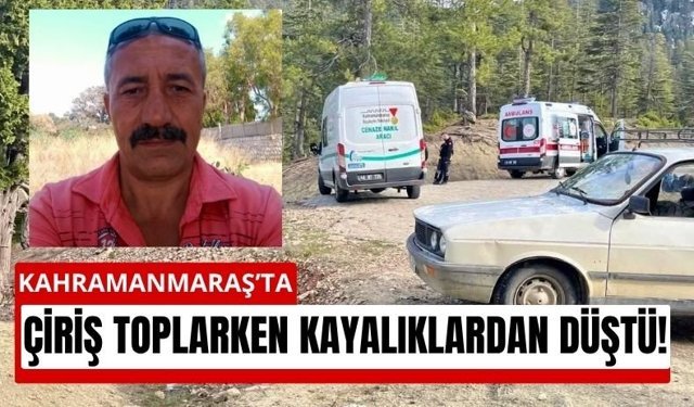 Kahramanmaraş Yaylasında Feci Kaza: Çiriş Toplarken Hayatını Kaybetti