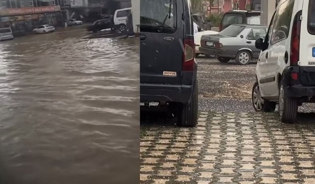Kahramanmaraş’ta Ani Hava Değişimi: Yağmur Doluya Dönüştü