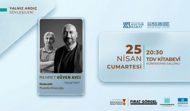 Kahramanmaraş’ta Edebiyat Gecesi: Kemal Tahir Söyleşisi Düzenleniyor