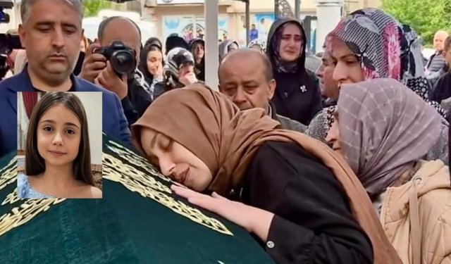 Kahramananmaraş'taki okul saldırısı şehidi Almina son yolculuğuna uğurlandı