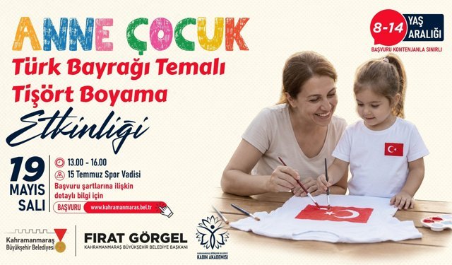 Kahramanmaraş’ta 19 Mayıs’a Özel Anne-Çocuk Etkinliği