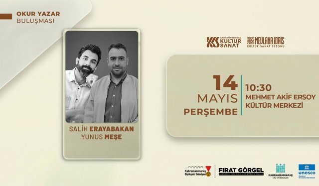 Kahramanmaraş’ta Edebiyat Buluşması! Yazarlar Okurlarıyla Bir Araya Gelecek
