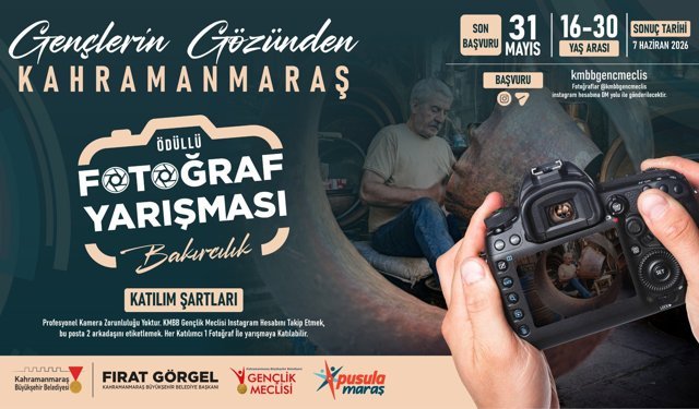 Kahramanmaraş’ta Gençlere Ödüllü Fotoğraf Yarışması!