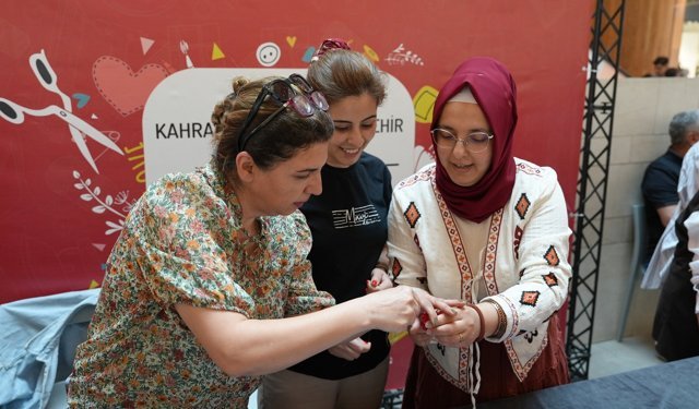 Kahramanmaraş’ta Anneler Günü’ne özel atölye yoğun ilgi gördü