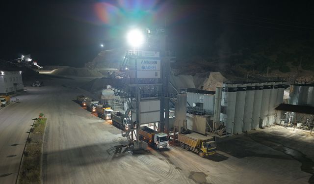 Kahramanmaraş’ta Asfaltın Kalbi Durmadan Çalışıyor! Yılda 400 Bin Ton Üretim