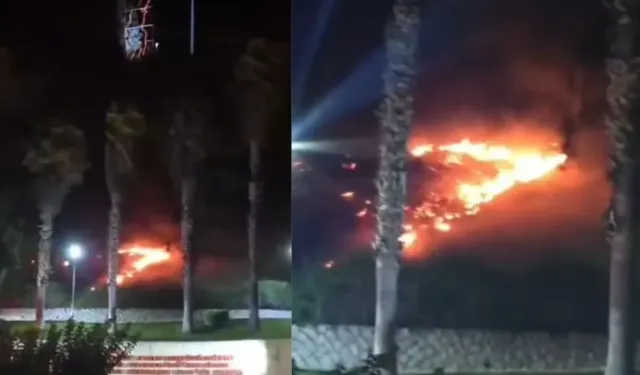 Tarihi Kahramanmaraş Kalesi'nin Dibinde Yangın Paniği!