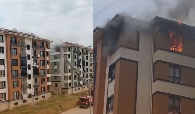 Kahramanmaraş'ta TOKİ Konutlarında Yangın Paniği! İtfaiye Seferber Oldu