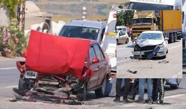 Kahramanmaraş'ta Peş Peşe Kaza! Aynı Noktada İki Çarpışma!