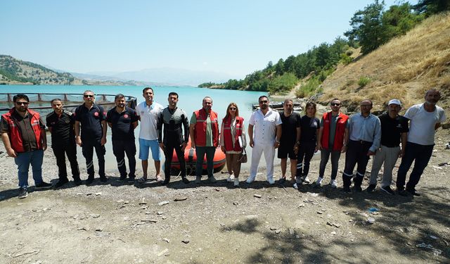 Kahramanmaraş Menzelet Barajı’nda Nefes Kesen Kurtarma Tatbikatı