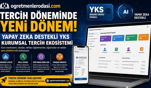 Türkiye’nin İlk Yapay Zekâ Destekli "YKS Tercih Robotu" Ekosistemi Tanıtıldı!