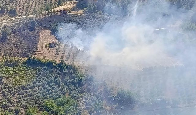 Kahramanmaraş'ta Ekili Tarla Alevlere Teslim Oldu!