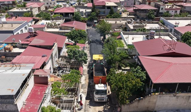Kahramanmaraş'ta Güvenli Ulaşım İçin Asfalt Çalışmaları Sürüyor