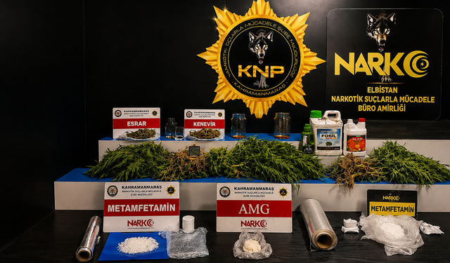 Kahramanmaraş'ta 5 Operasyonda Zehir Tacirlerine Büyük Darbe!
