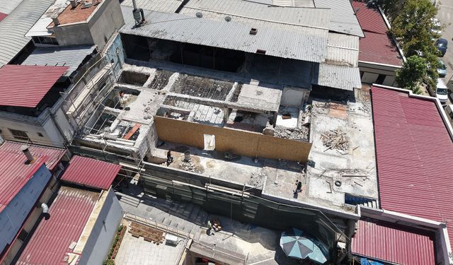 Kahramanmaraş'ın Tarihi Katiphan Sokağı Baştan Sona Yenileniyor