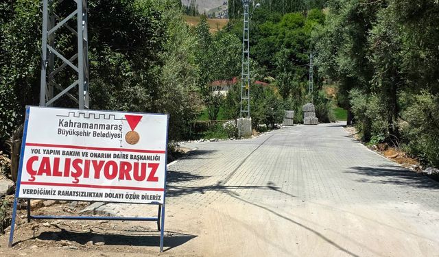 Kahramanmaraş Göksun'da 4 Bin 500 Metrekarelik Kilit Parke Yatırımı