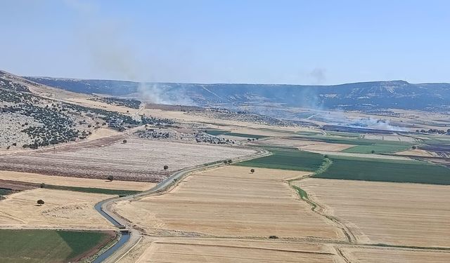 65 Personel Seferber Oldu! Kahramanmaraş'ta Yangın Kontrol Altında