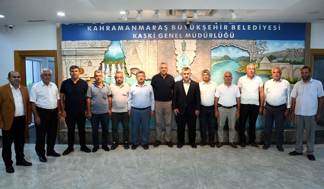 KASKİ'den Onikişubat İçin Altyapı Mesaisi: Muhtarların Talepleri Masaya Yatırıldı