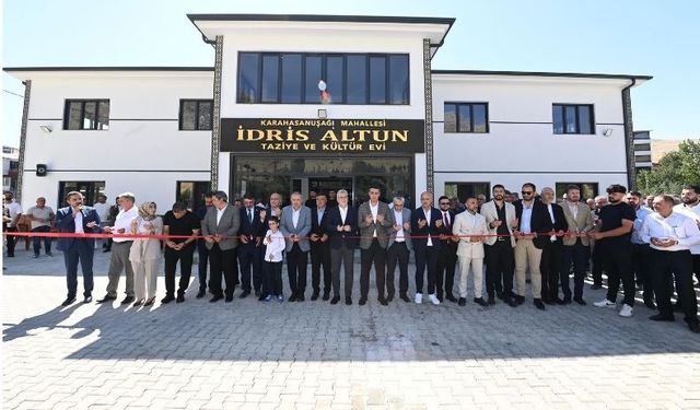 Kahramanmaraş Elbistan’da İdris Altun Taziye ve Kültür Evi Hizmete Açıldı