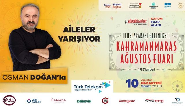 Kahramanmaraş Ağustos Fuarı'nda Ailelere Özel Yarışma