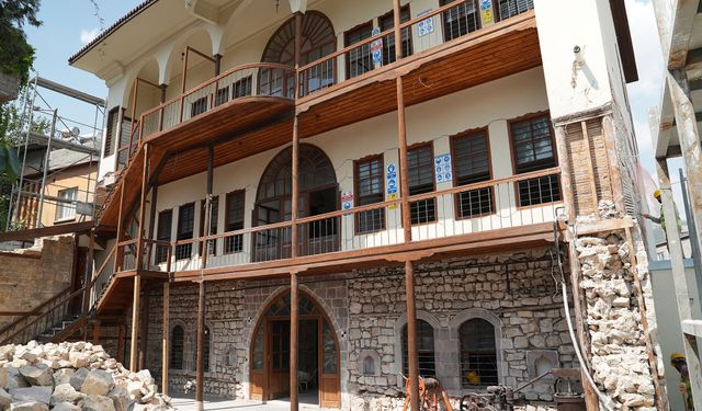 Kahramanmaraş’ta 2 Asırlık Tarihi Konak Yeniden Hayat Buluyor