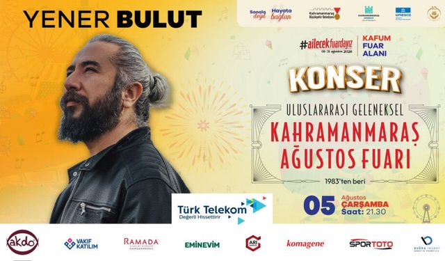 Kahramanmaraş Ağustos Fuarı'nda Çifte Konser Heyecanı