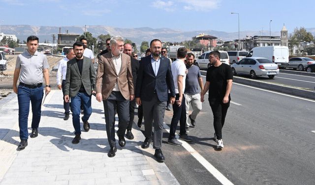 Kahramanmaraş’ta ulaşım yatırımları mercek altında: Görgel 5 noktayı yerinde inceledi