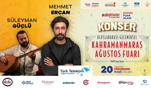 Kahramanmaraş Ağustos Fuarı’nda Bu Kez Türküler ve Şiirler Yankılanacak