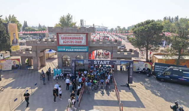 175 Profesyonel Sporcu Kahramanmaraş'ta Pedal Çeviriyor