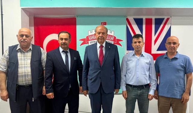 İngiltere’de yaşayan Kahramanmaraşlılar Ersin Tatar’ı ağırladı