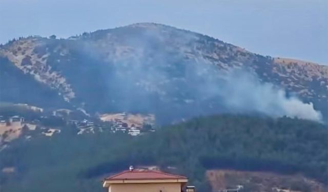 Kahramanmaraş’ta Yıldırım Ahır Dağı’na Düştü, Orman Yangını Çıktı!