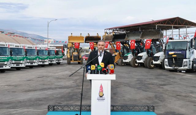 Kahramanmaraş’ta 200 milyon TL’lik dev araç yatırımı: 30 araç göreve başladı