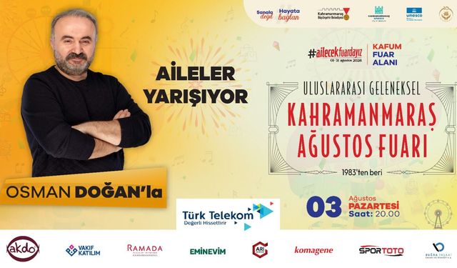 Kahramanmaraş Ağustos Fuarı'nda Bu Kez Aileler Yarışacak! Eğlence KAFUM'da Devam Ediyor