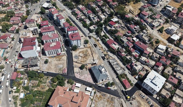 Kahramanmaraş’ta altyapısı tamamlanan sokaklar tek tek asfaltlanıyor